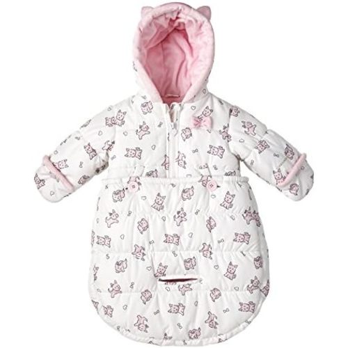 LONDON FOG Newborn Infant Baby Girl Boy Puffer Carbag Pram Bag Snowsuit Bunting