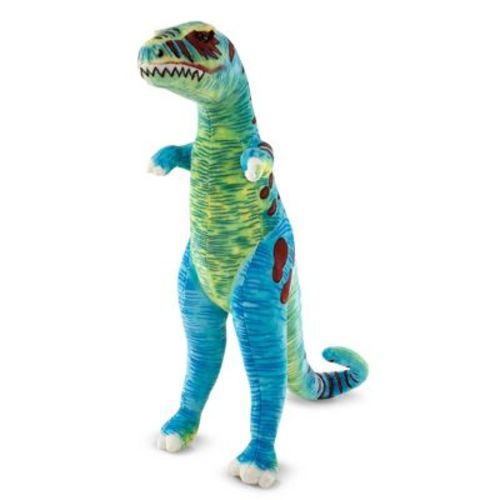 Melissa & Doug Jumbo T-rex Dinosaur - Lifelike Stuffed Animal (over 4 Feet Tall)