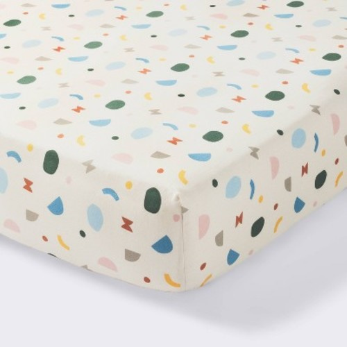 Cotton Fitted Crib Sheet - Geo - Cloud Island™
