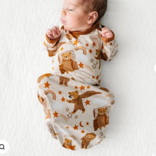 Beary Sleepy Infant Gown - Little Sleepies