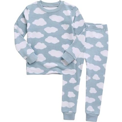 VAENAIT BABY 6M-12Y Kids Unisex Girls & Boys Soft Comfy Modal Tencel Sleepwear Pajamas 2pcs or 4pcs Set