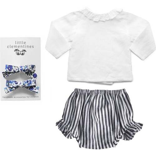 Liberty Bow Gift Set, Harbor Island Stripe - Louelle. | Maisonette