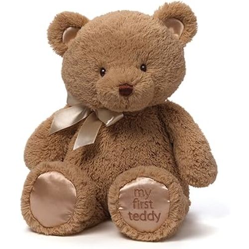 GUND Baby My First Teddy Bear, Ultra Soft Animal Plush Toy for Babies and Newborns, Light Brown/Tan, 15”
