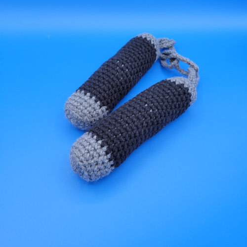 Nunchucks crocheted