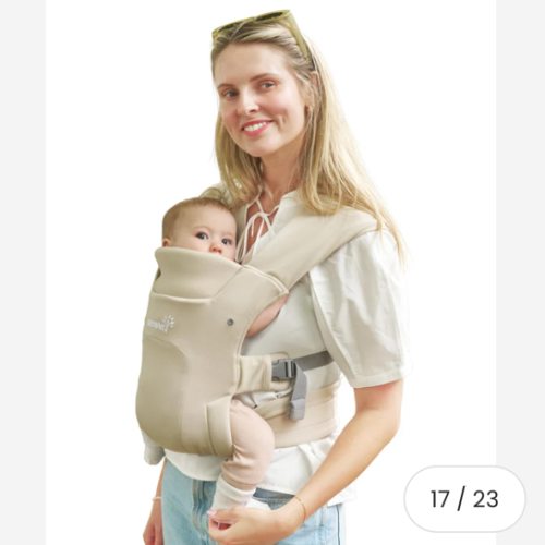 Ergonomic Baby Carrier with Head Support – Newborn to Toddler