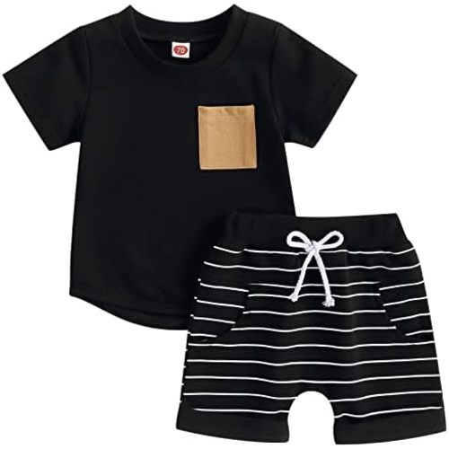 Mubineo Infant Toddler Baby Boy Summer T Shirt Shorts Outfits Short Sleeve Tee Tops Clothes Set