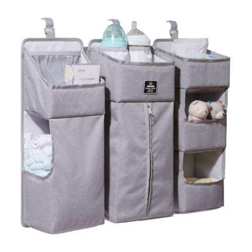Sunveno Hanging Diaper Caddy Crib Organizer 3-in-1 - Etsy
