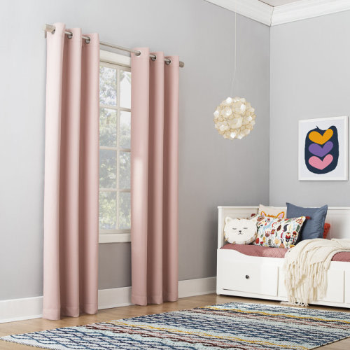 Wayfair Basics® Wayfair Basics Blackout Grommet Curtain Panel & Reviews | Wayfair