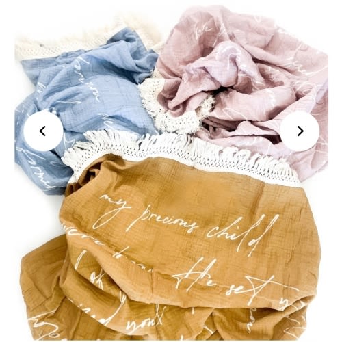 My Precious Child Prayer, Tassel Swaddle Blanket – OUR HOUSE ABOVE