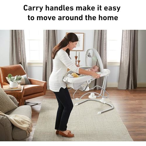 Graco Soothe 'n Sway LX Baby Swing with Portable Bouncer