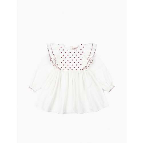 Coeur Dress in Pure White