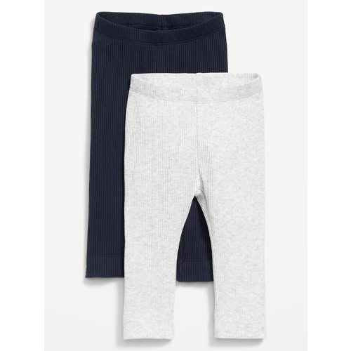 2-Pack Unisex Rib-Knit Leggings for Baby