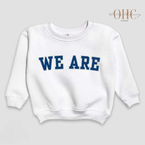 We Are Kids Sweatshirt College Football Shirt for Kids Game Day Baby Shirt Pennsylvania Sports Toddler Sweatshirt College PA Football