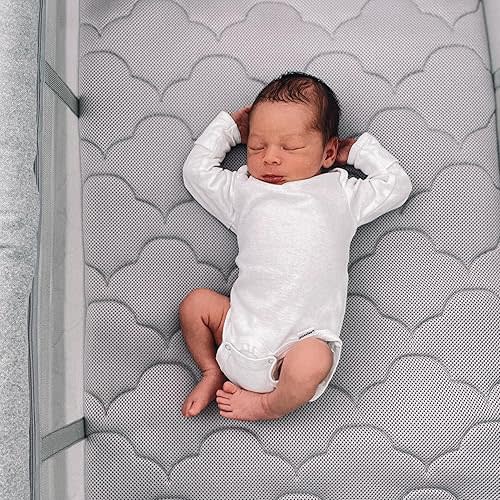 Newton Baby Bassinet Insert for Travel Crib & Playard | Includes Mattress & Sheet, Ultra-Breathable & Washable, Dual-Layer Cover | Does NOT Include Play Yard
