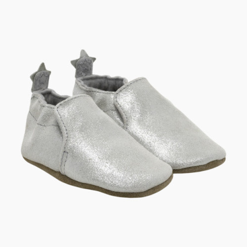 Robeez Pretty Pearl Silver - Silver, 0-6 M