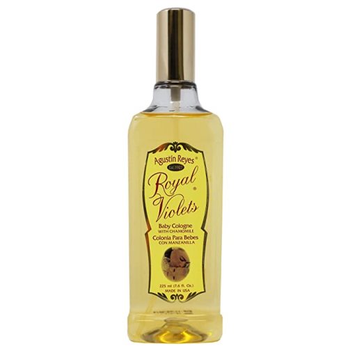 Royal Violets Baby Cologne, with Chamomile to gently refresh your Baby, Delicate Scent, 7.6 Fl Oz, Spray Plastic Bottle