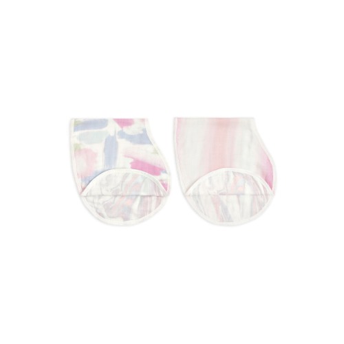 2-Pack Assorted Silky Soft Burpy Bibs