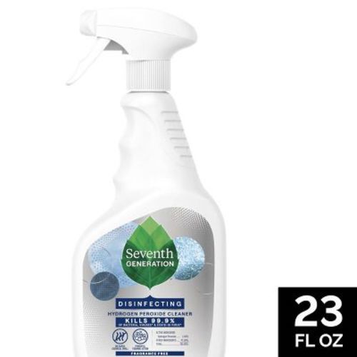 Seventh Generation Fragrance Free Disinfecting Cleaner With Hydrogen Peroxide – 23 Fl Oz