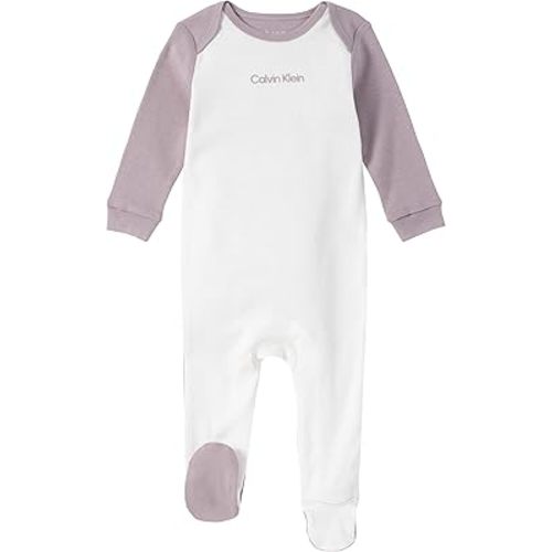 Calvin Klein Organic Baby Essentials Footed Coverall
