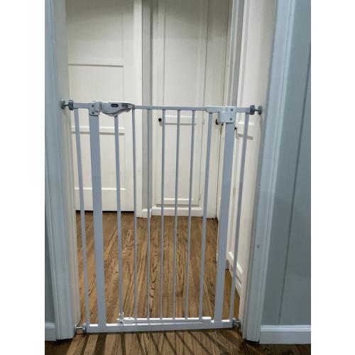 FRISCO Steel Extra Tall Auto-Close Dog Gate, White, 40-in - Chewy.com