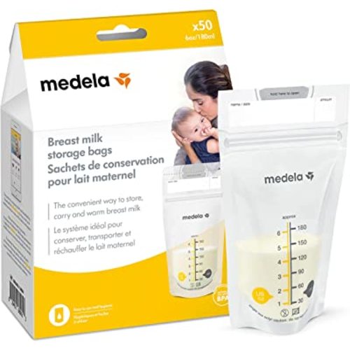 Medela Breast Milk Storage Bags, 50 Count