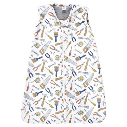 Hudson Baby Plush Faux Fur Sleeping Bag, Wearable Blanket, Construction Work, 0-6 Months