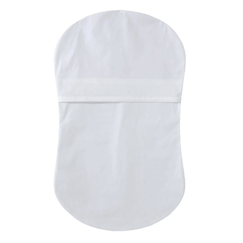 HALO - Bassinest Fitted Sheet | 100% Organic Cotton -White - white ,