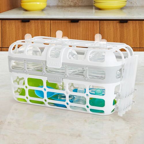 Amazon.com: Munchkin® High Capacity Dishwasher Basket, 1 Pack, Grey