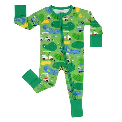 Little Sleepies Pajamas Viscose from Bamboo Baby Pajamas, Preemie & Newborn Sleepers, 2-Way Zipper PJs