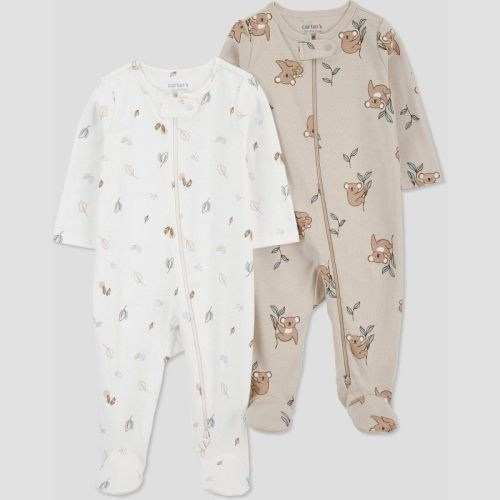 Carter's Just One You® Baby Boys' 2pk Sleep N' Play - Brown 9m