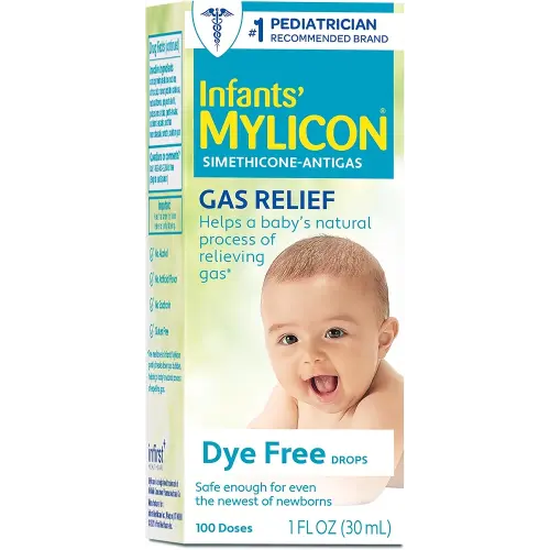 MYLICON Infants Gas Relief Drops for Infants and Babies, Dye Free Formula, 1 Fluid Ounce