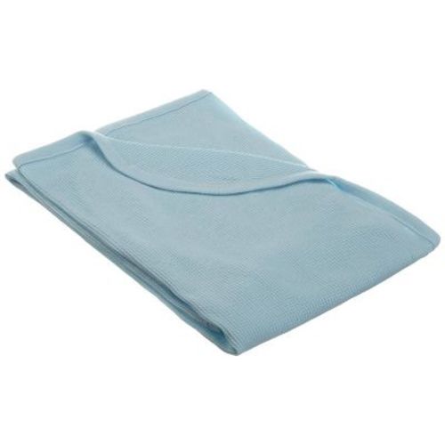 TL Care 100% Natural Cotton Thermal/Waffle Swaddle Blanket Blue