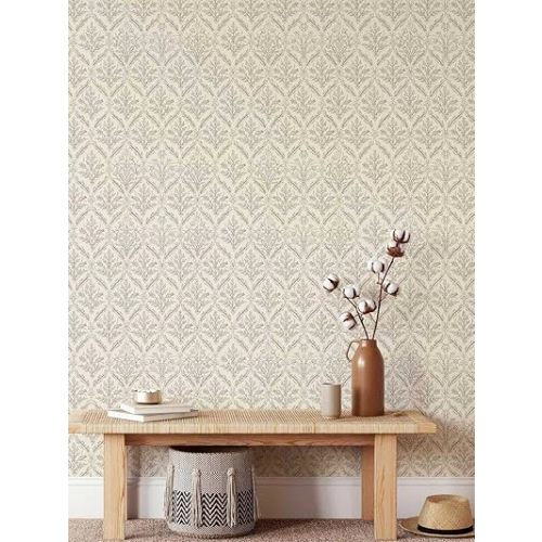 236.2" × 17.3" Vintage Wallpaper Boho Peel and Stick Wallpaper Beige Contact Paper for Bedroom Bathroom Drawers Cabinets