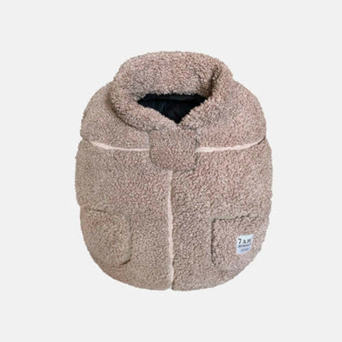 7AM Enfant Teddy Car Seat Cocoon in Oatmeal – Bambi Baby