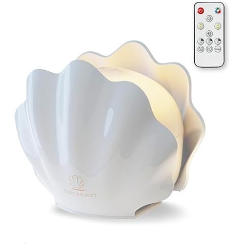 Essential Oil Diffuser 260ML, Shell Aroma Diffuser with Remote Control, 7 Colors LED Night Light for Bedroom Home Relaxation