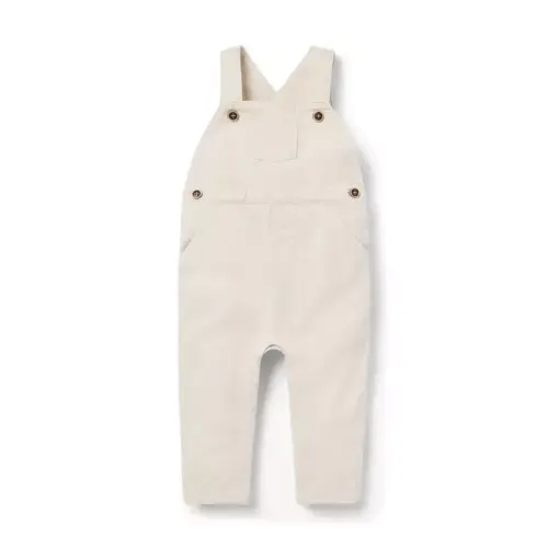 Baby Light Grey Baby Twill Overall by Janie and Jack