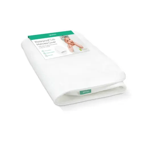 Extra Waterproof Crib Mattress Cover - Standard / Cloud White