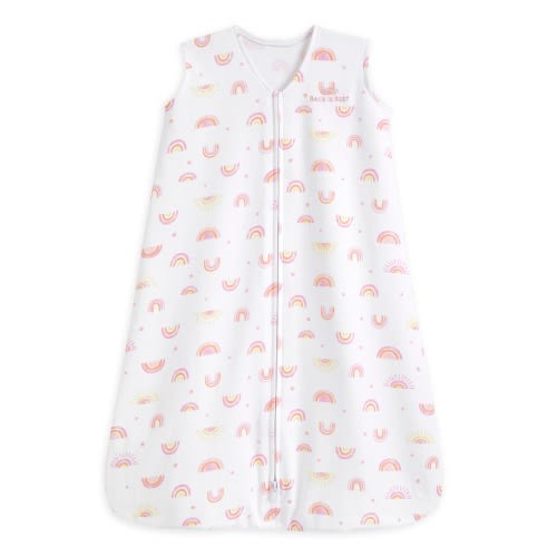 Sunshine Rainbows Cotton Baby Wearable Baby Blanket | HALO
