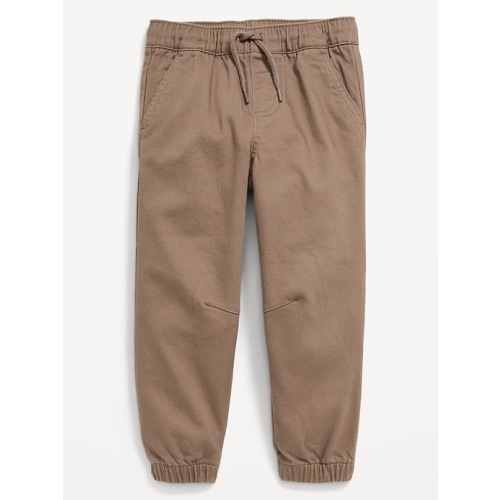 Loose Twill Pull-On Jogger Pants for Toddler Boys