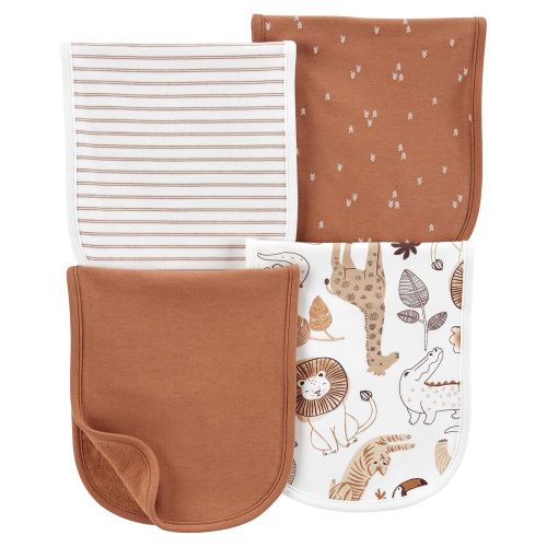 4-Pack Burp Cloths - Multi