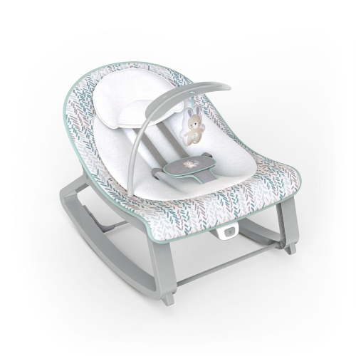 Ingenuity Keep Cozy 3-in-1 Grow with Me Bounce & Rock Seat - Spruce - Walmart.ca