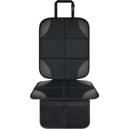 1 PCS Car Seat Protector for Child Car Seat, Durable 600D Fabric Waterproof Car Seat Cover with Thick Pad Non-Slip Backing (No Imprints)