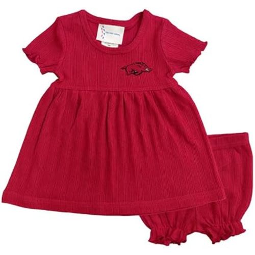 Two Feet Ahead Baby Girl Pointelle Dress & Bloomers - Officially Licensed