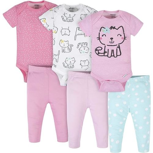 Onesies Brand Unisex Baby 3 Outfit Bundle Mix Match Newborn to 12m Pants Set