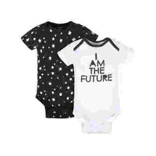 Onesies Brand Baby Neutral Short Sleeve Bodysuits, 2-Pack, Newborn - 6/9 Months