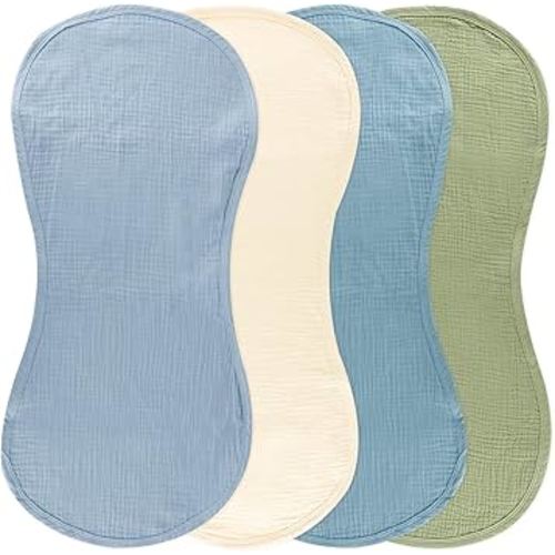 3 Pcs Changing Pad Liners Fits in Peanut Shape Changing Pad Waterproof Diaper Mats Organic Cotton Peanut Mats are Warm on a Baby's Back, Washable Reusable (Blue)