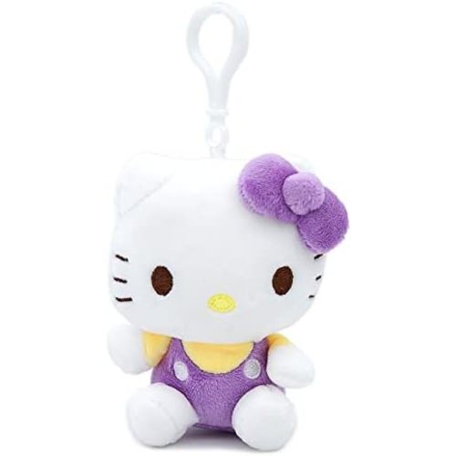 Hello Plush Kitty Keychain 4.5” Inch Stuffed Plushie Doll Purse Decorations Backpack