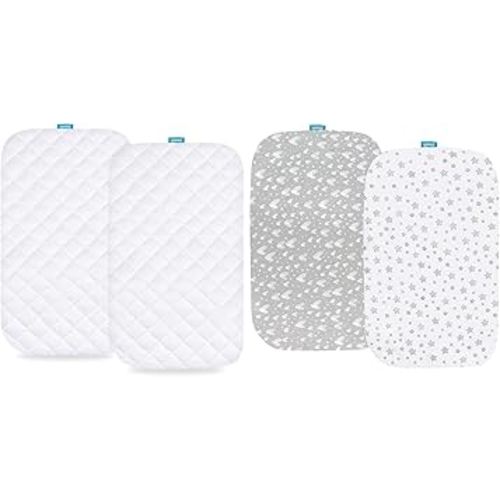 Bassinet Mattress Pad Cover and Bassinet Sheets for Maxi-COSI Iora/Swift Lightweight Portable Bassinet