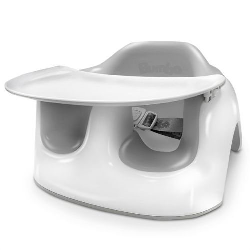 Bumbo Floor Seat LITE Combo, Made of Heavy-Duty Plastic with Smooth Larger Leg Holes, Includes Detachable Feeding Tray Accessory
