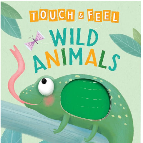 Wild Animals: A Touch and Feel Book - Children's Board Book - Educational
